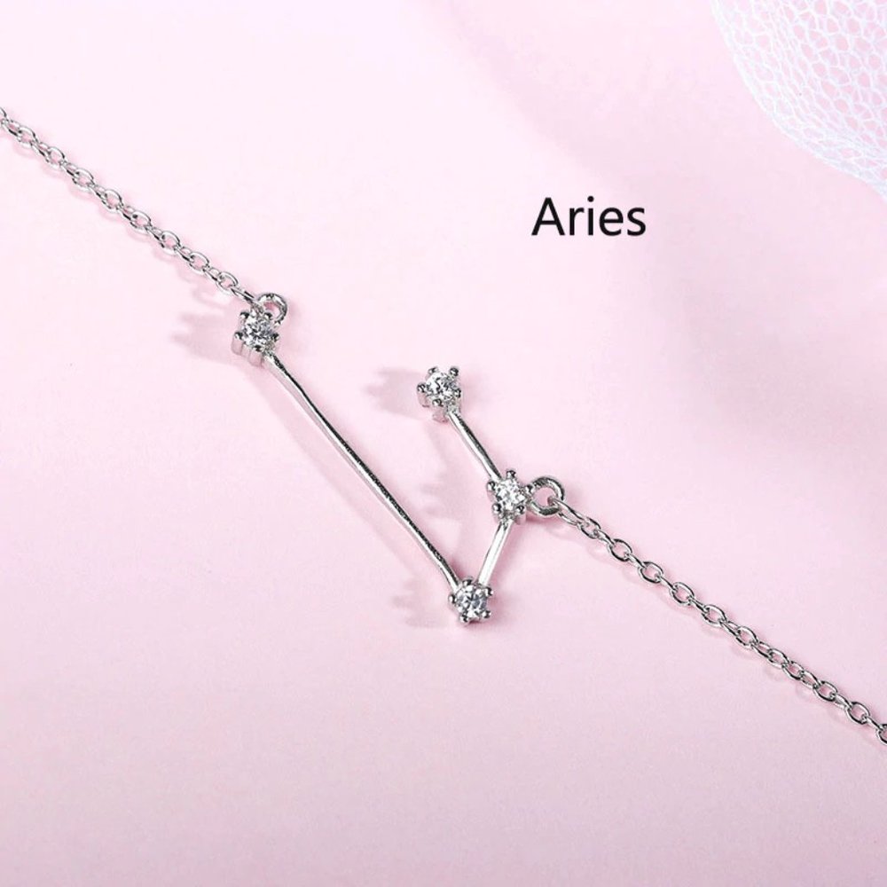 NEW Silver Zodiac Bracelets - Aries - Picture 1 of 7